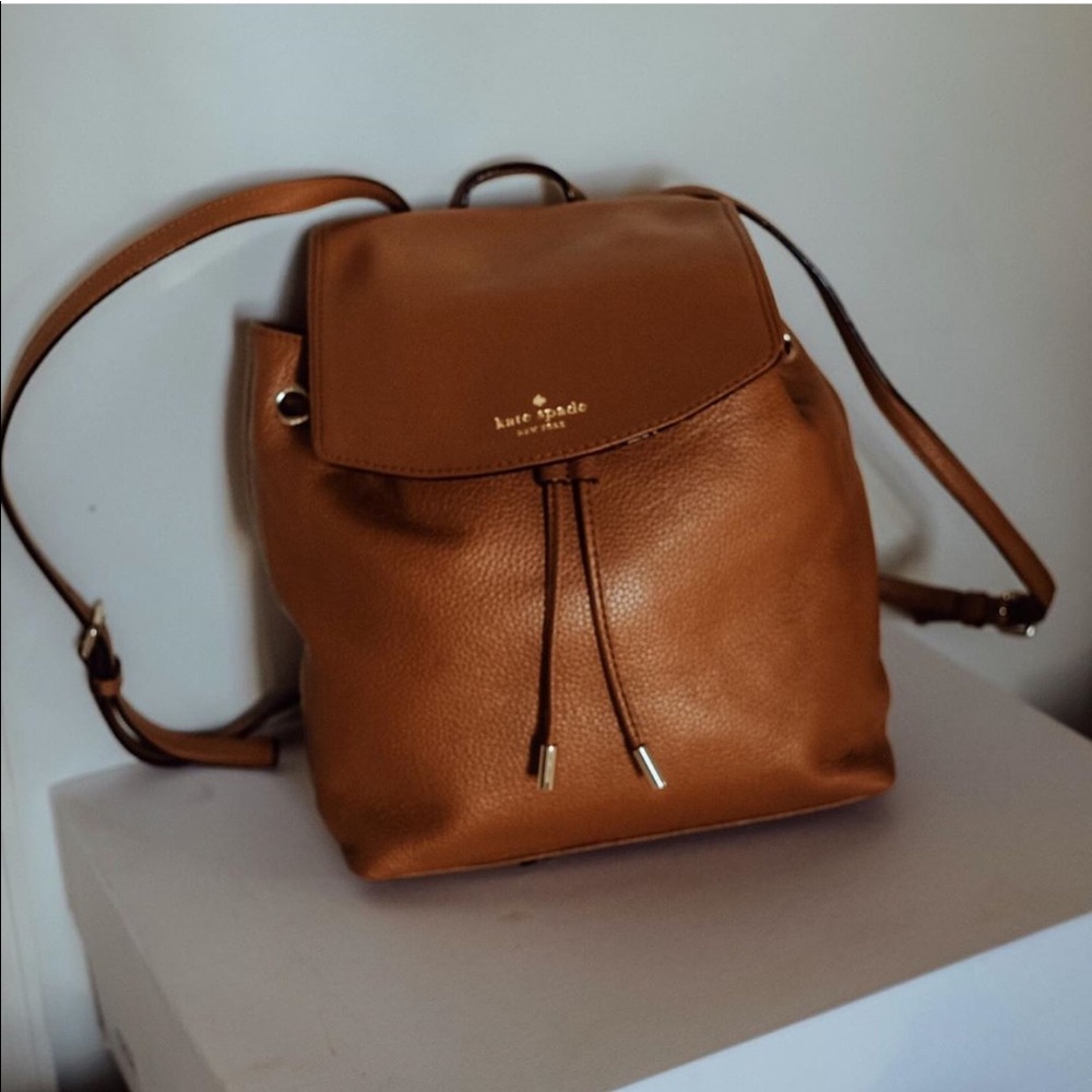 kate spade mulberry street leather backpack